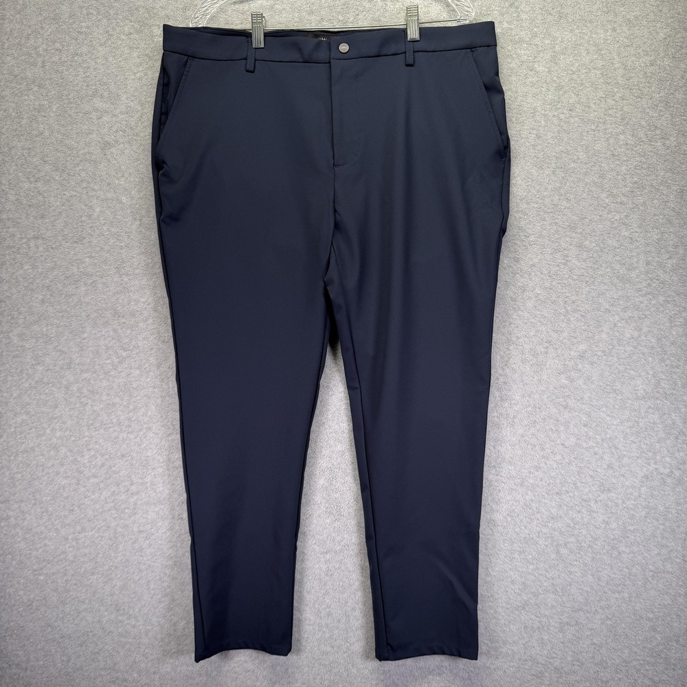 Under 510 Pants Mens 36x27 Blue Khakis Super Stretch Performance Tapered Casual